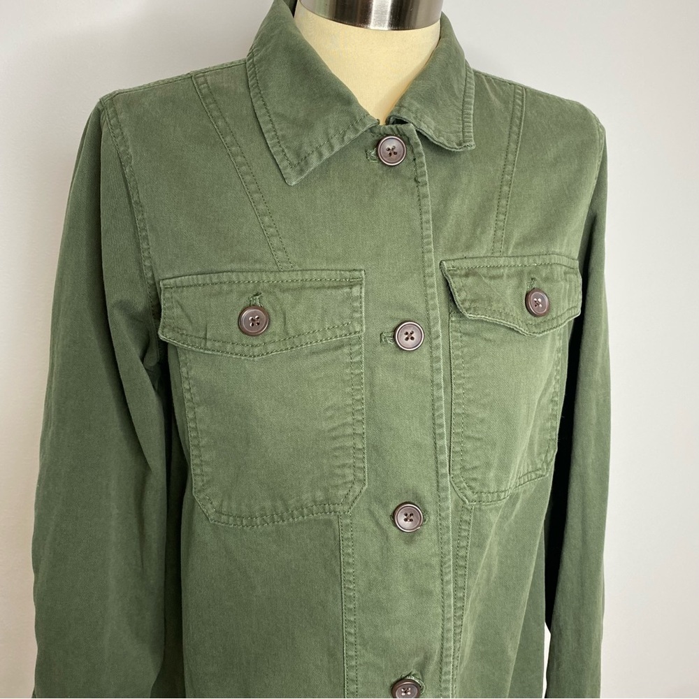Old Navy Green Button Front Jacket - image 2